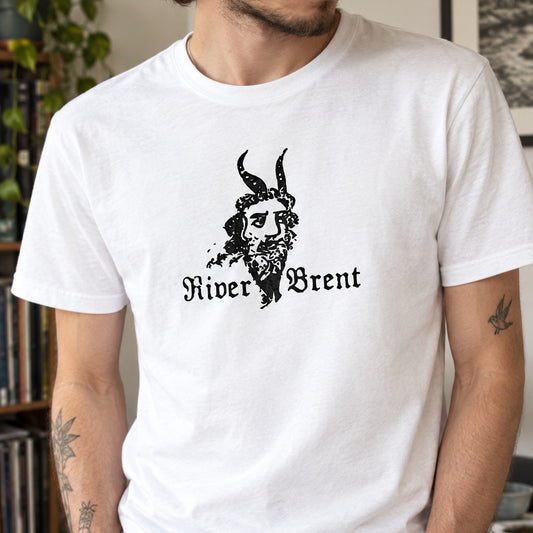 River Brent T-Shirt - Pan Folklore, Alternative London Souvenir, Various Colours