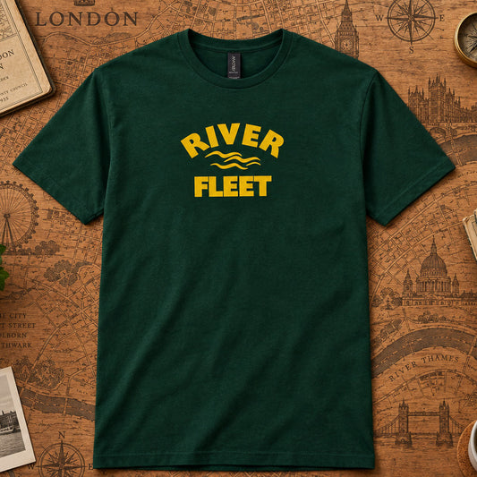 River Fleet T-Shirt - Subterranean London Souvenir, Various Colours