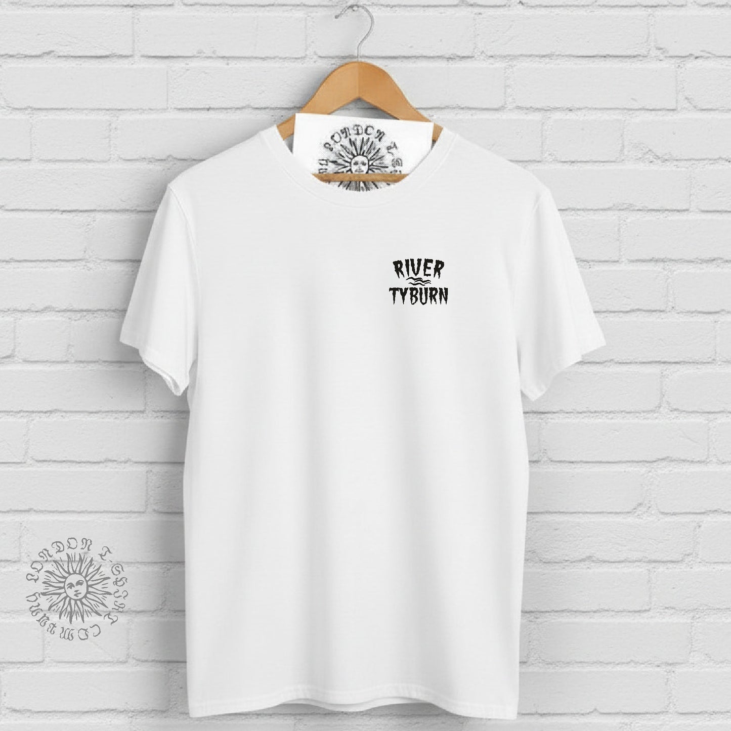 River Tyburn T-Shirt - Alternative Subterranean  London Souvenir, Various Colours