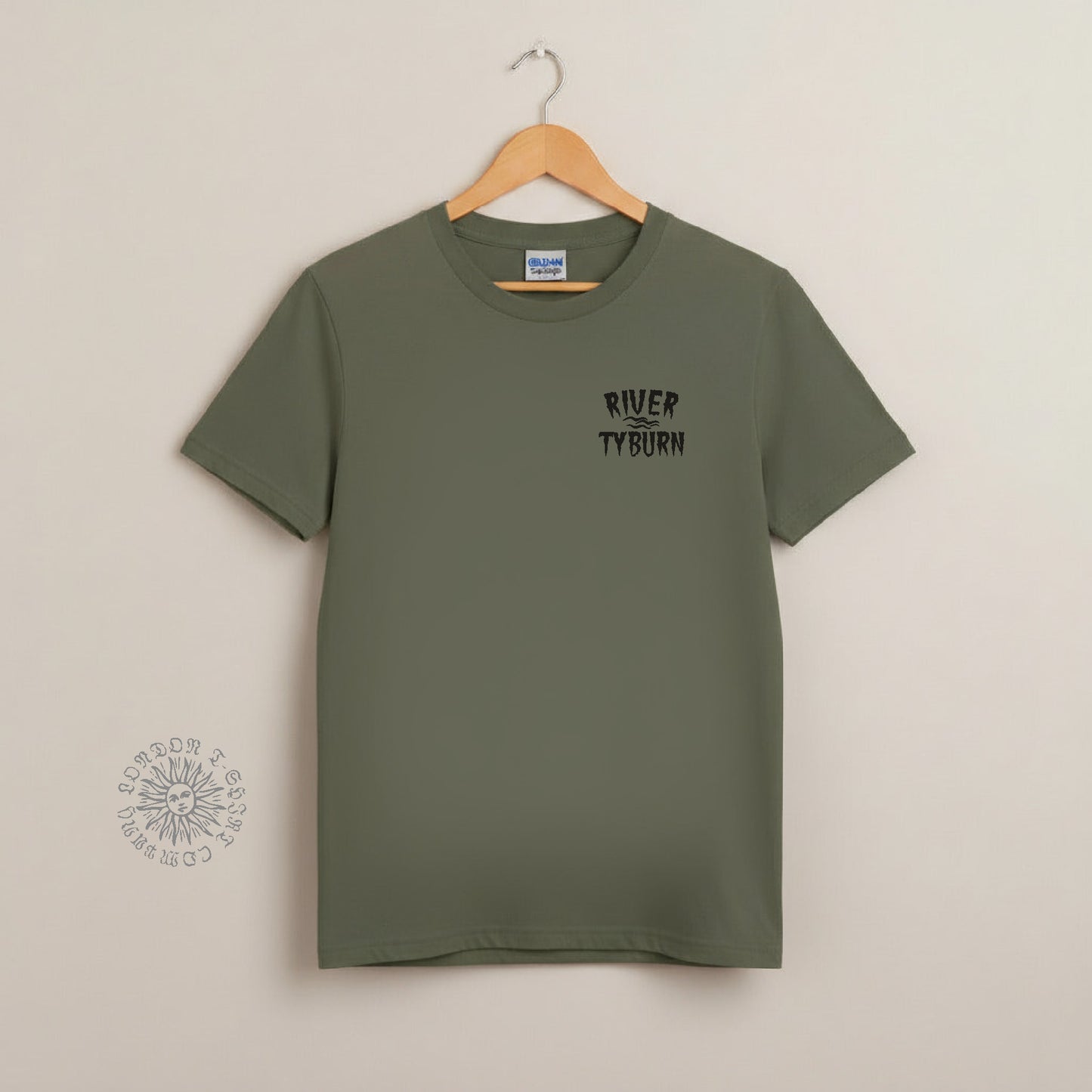 River Tyburn T-Shirt - Alternative Subterranean  London Souvenir, Various Colours