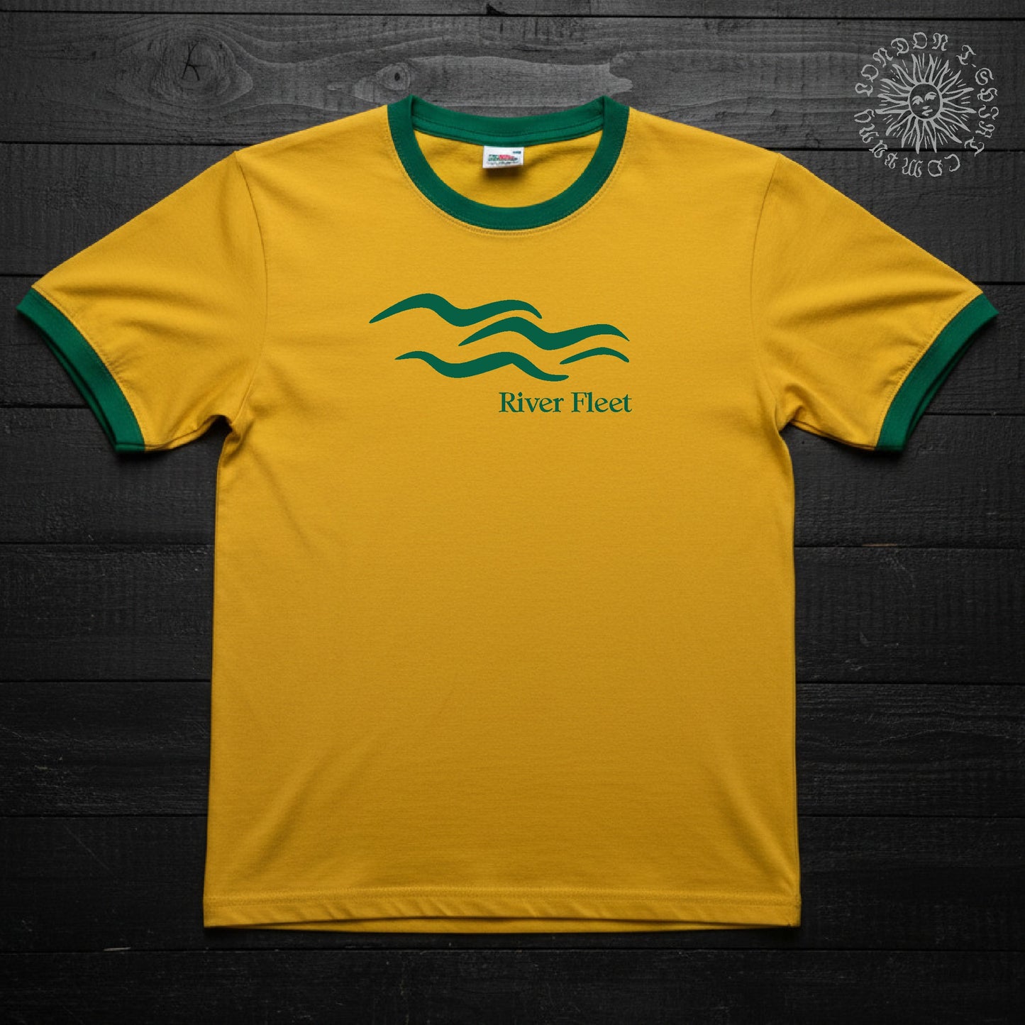 River Fleet Ringer T-Shirt: Subterranean London Souvenir,  Various Colours, S-3XL