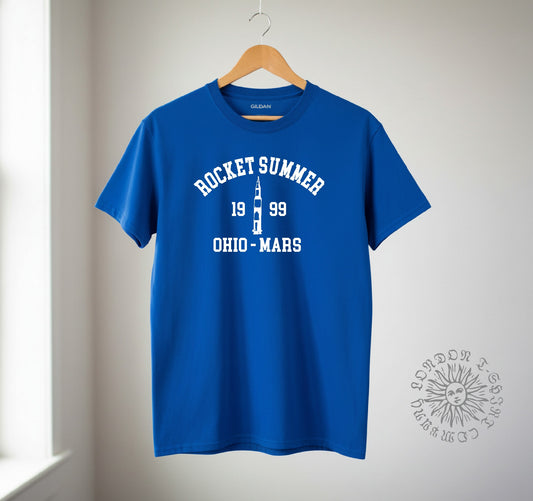 Ray Bradbury T-Shirt: Martian Chronicles, "Rocket Summer", Sci-Fi, Various Colours