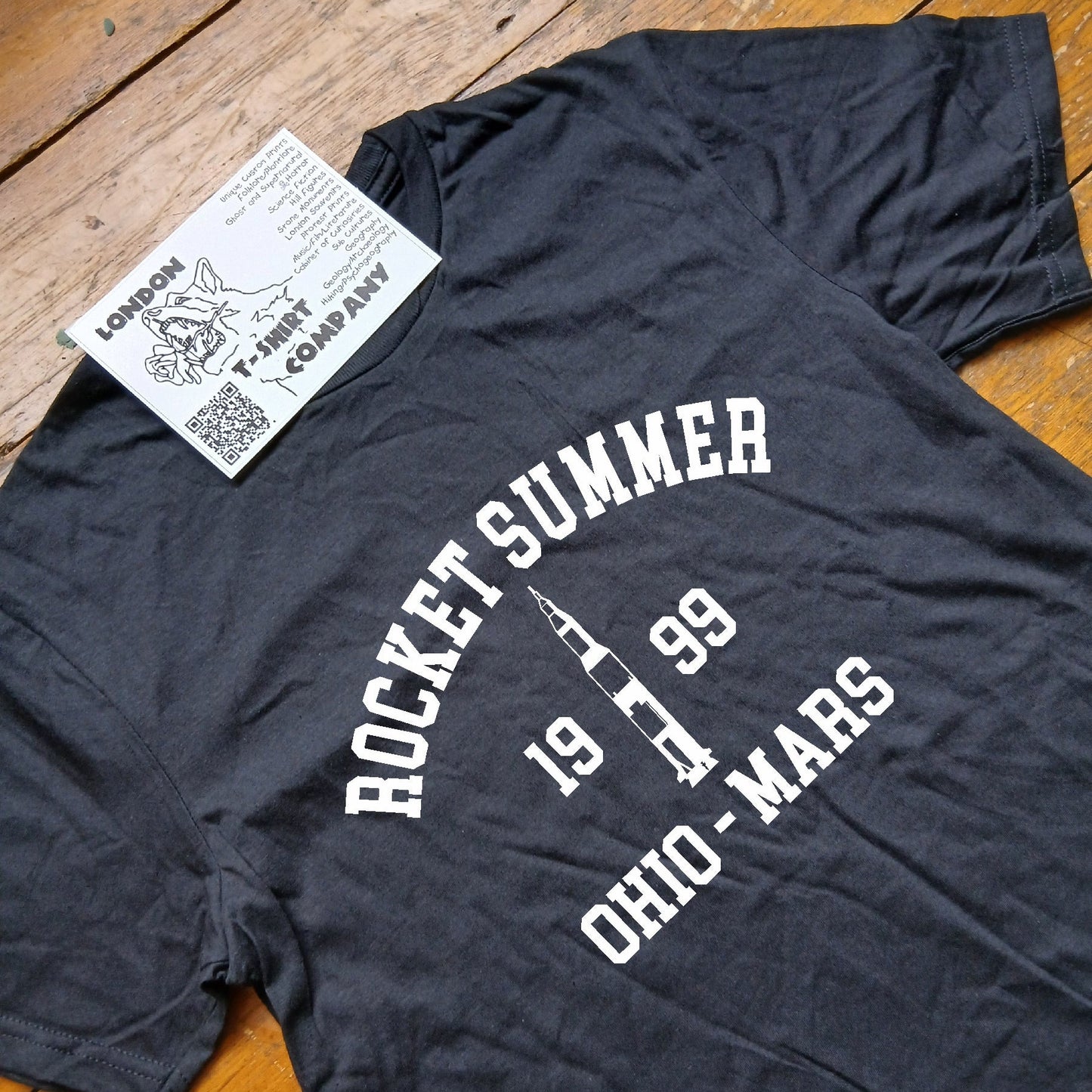 Ray Bradbury T-Shirt: Martian Chronicles, "Rocket Summer", Sci-Fi, Various Colours