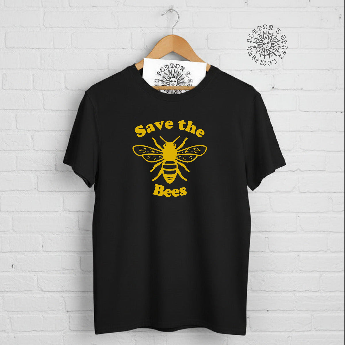 Save The Bees T-Shirt: Wildlife Nature Protest Top, Climate, Various Colours