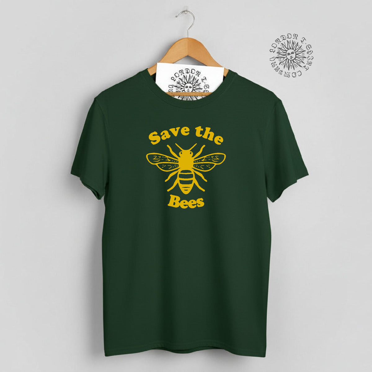 Save The Bees T-Shirt: Wildlife Nature Protest Top, Climate, Various Colours