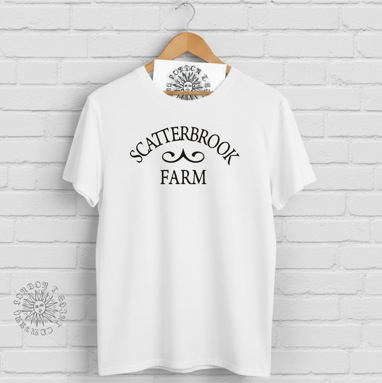 Scatterbrook Farm T-Shirt: Worzel Gummidge Fictional Home, Various Colours