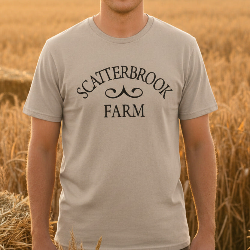 Scatterbrook Farm T-Shirt: Worzel Gummidge Fictional Home, Various Colours
