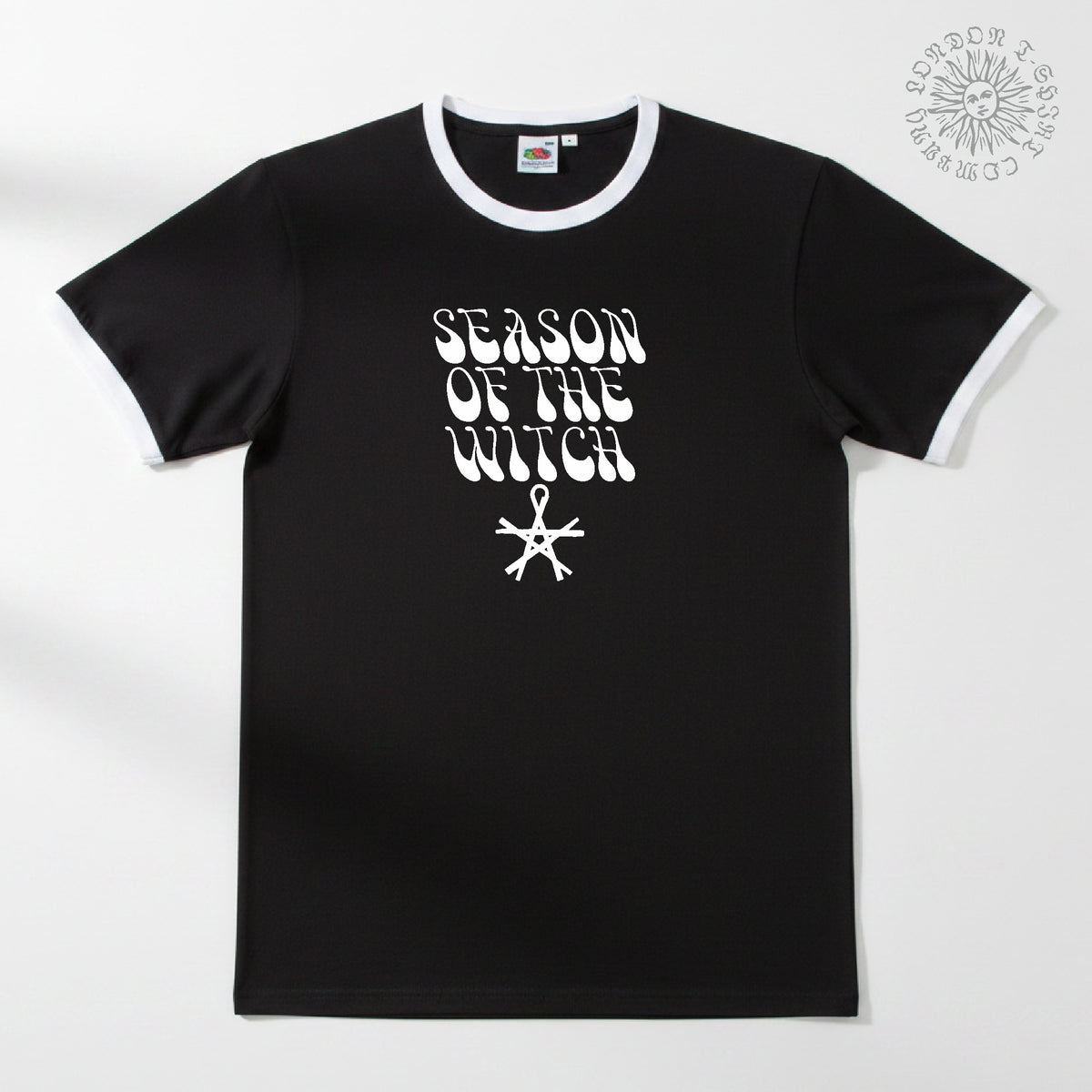 Season Of The Witch Ringer T-shirt - Retro Horror, Wicca, Witchcraft, Donovan, S-3XL