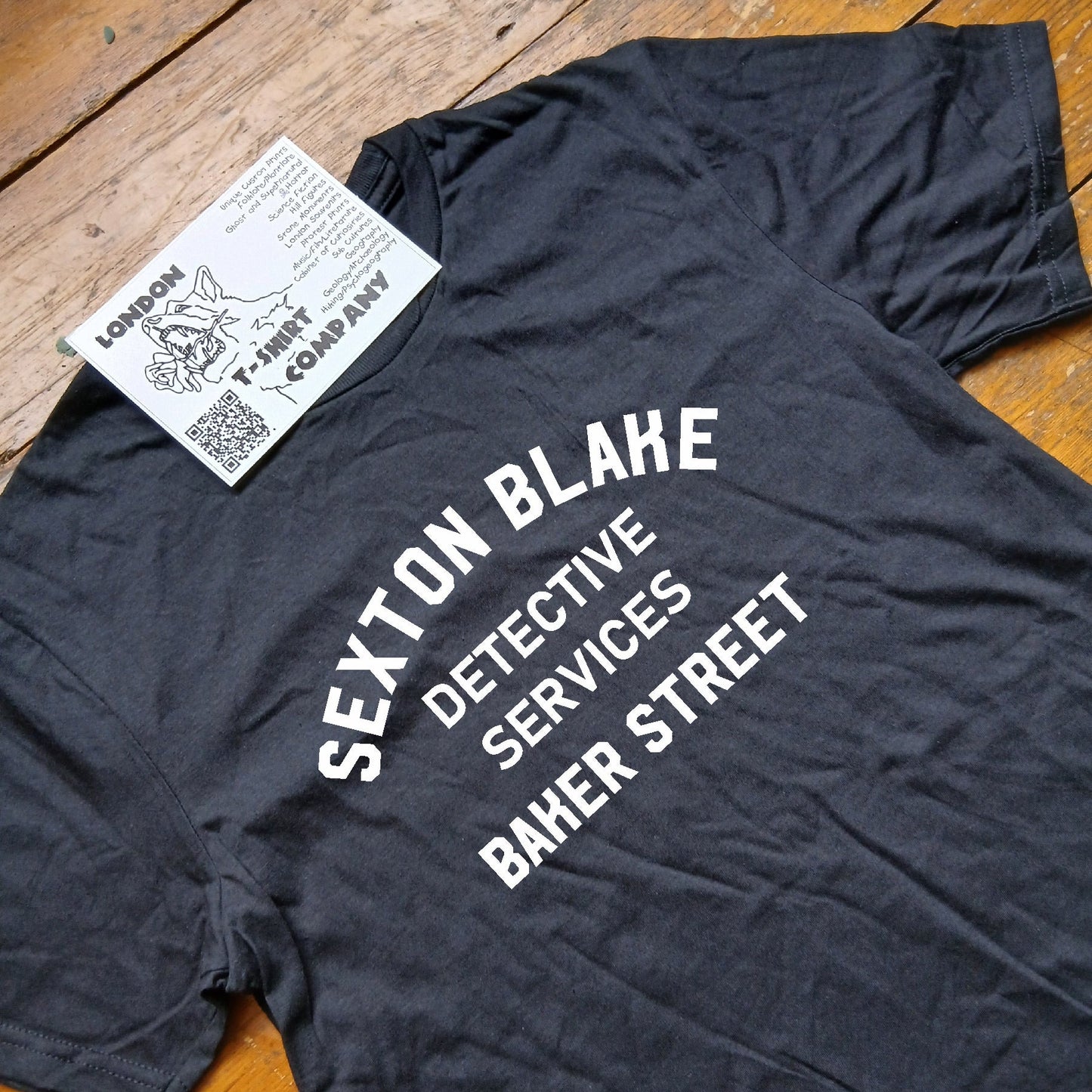Sexton Blake T-Shirt - Detective, Hard Boiled, Pulp, Baker Street, Various Colours
