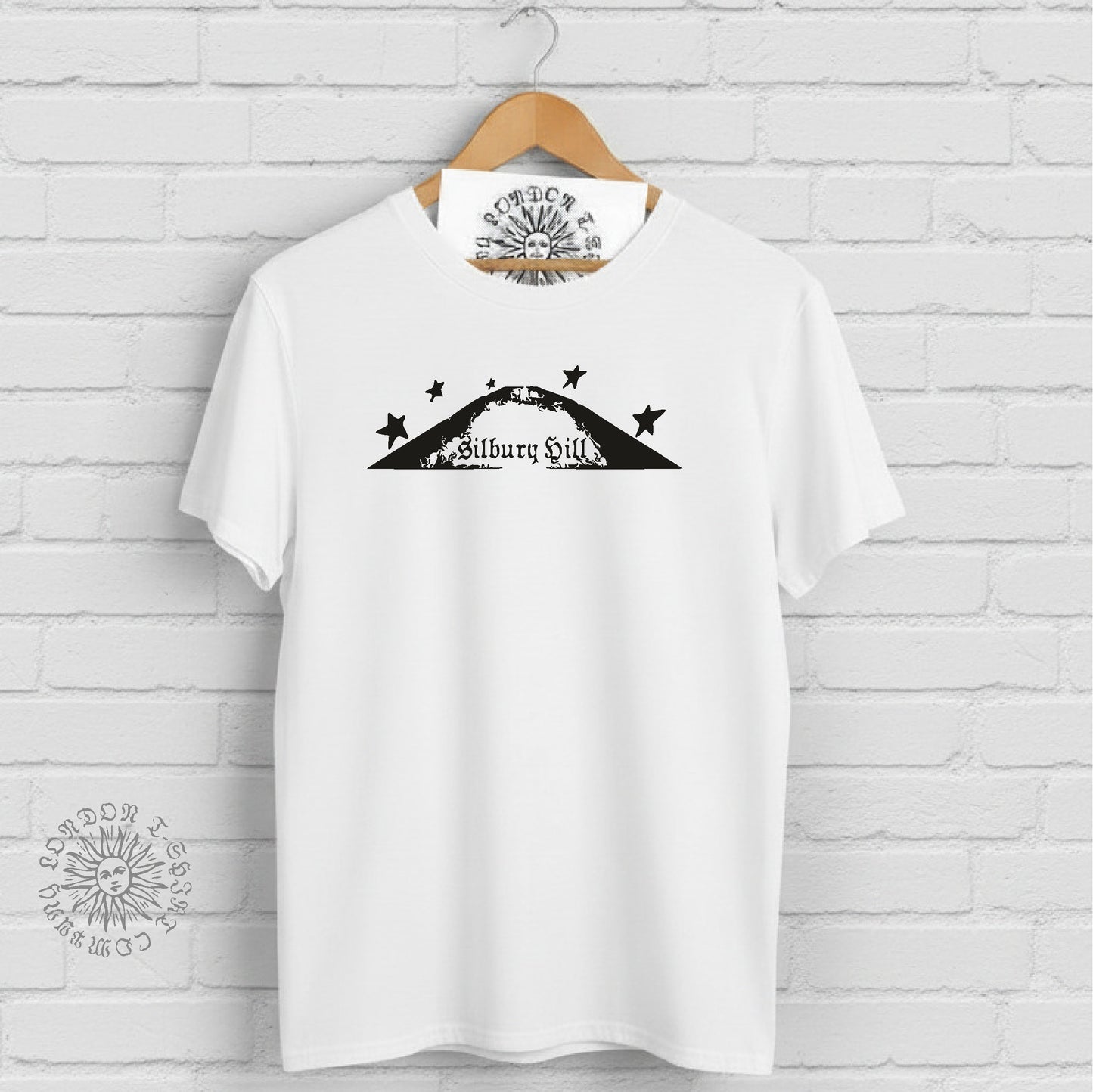 Silbury Hill T-Shirt - Ancient Mound, Avebury, Wiltshire Souvenir, Various Colours