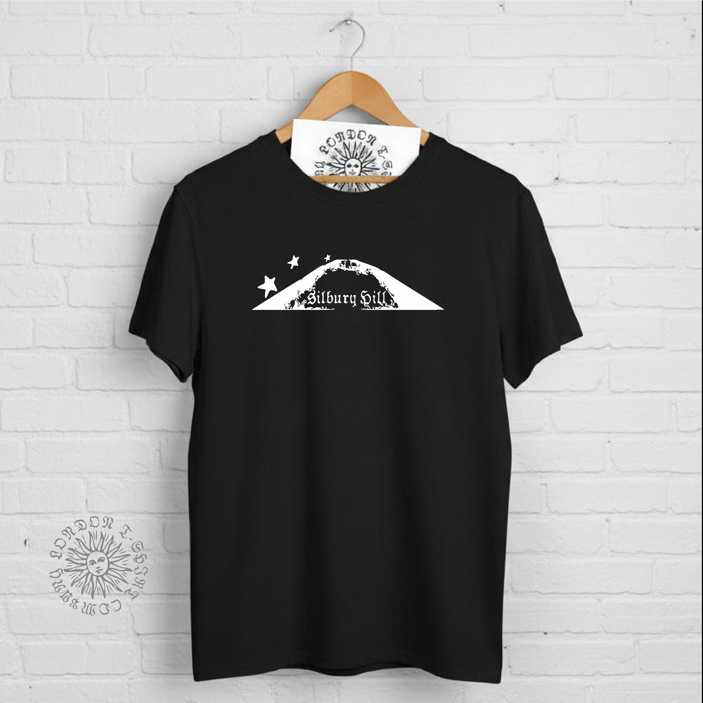 Silbury Hill T-Shirt - Ancient Mound, Avebury, Wiltshire Souvenir, Various Colours