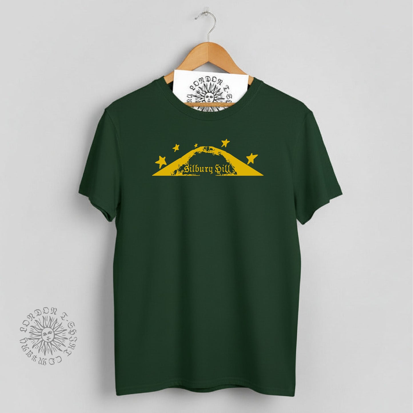 Silbury Hill T-Shirt - Ancient Mound, Avebury, Wiltshire Souvenir, Various Colours