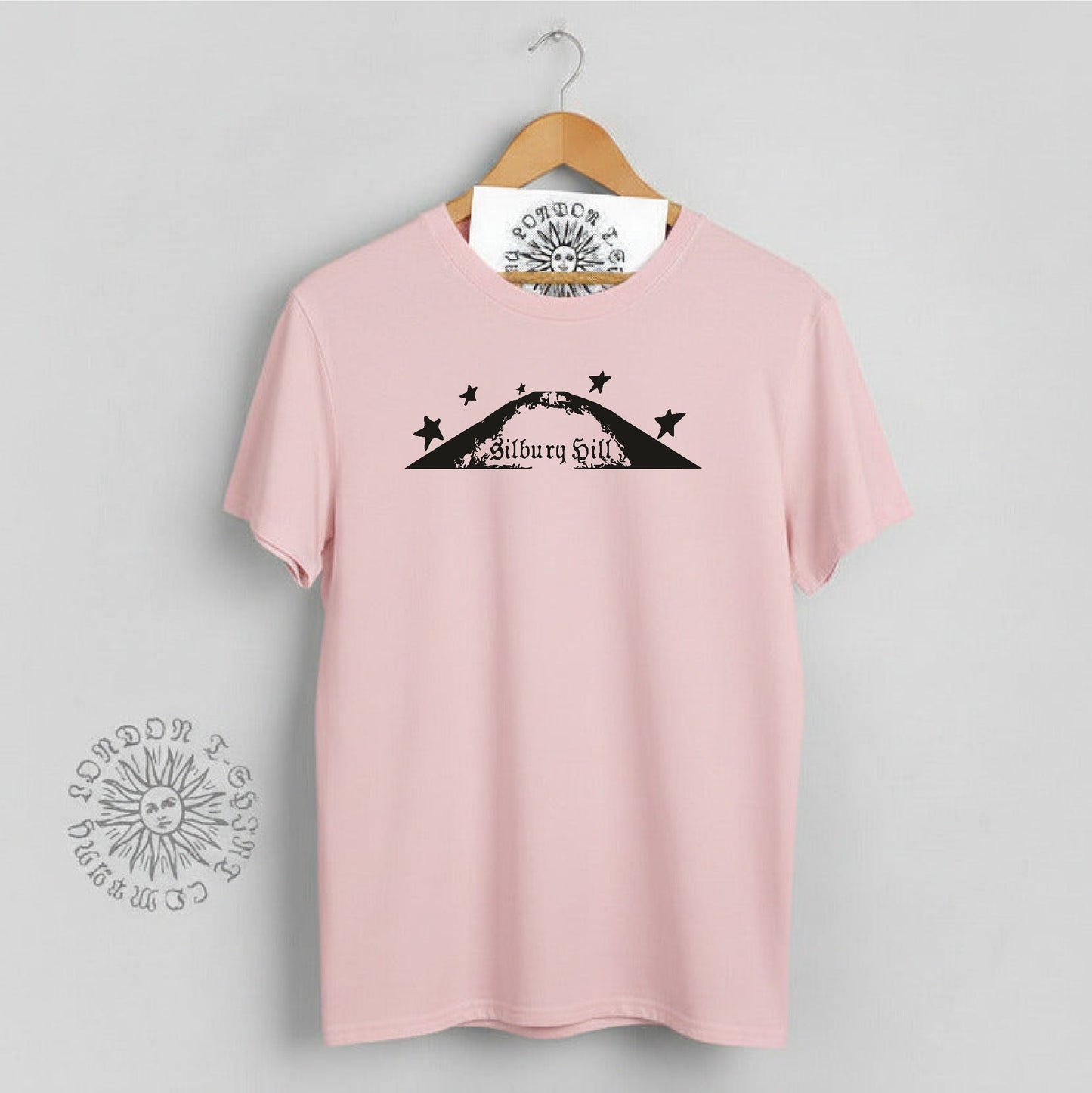 Silbury Hill T-Shirt - Ancient Mound, Avebury, Wiltshire Souvenir, Various Colours