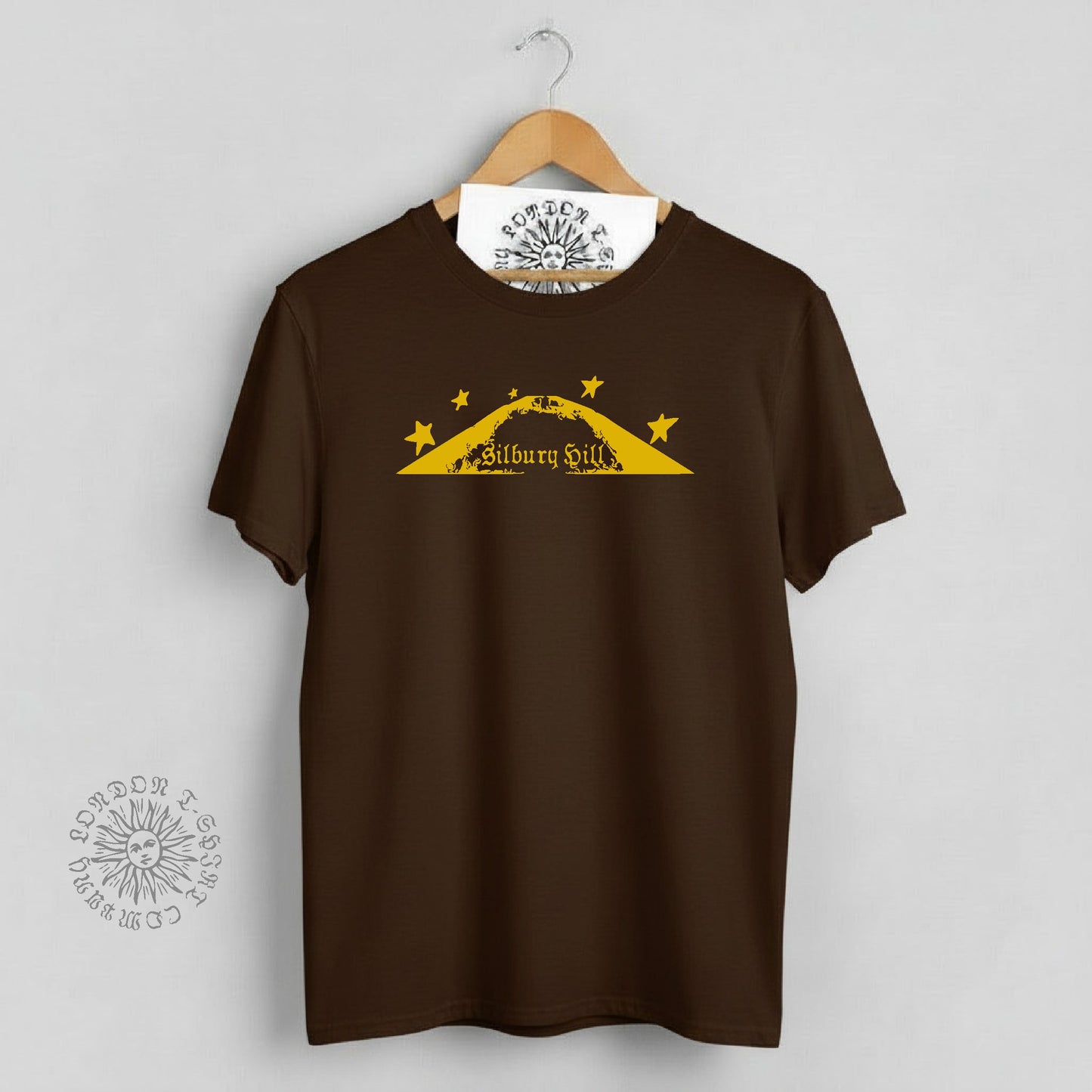 Silbury Hill T-Shirt - Ancient Mound, Avebury, Wiltshire Souvenir, Various Colours