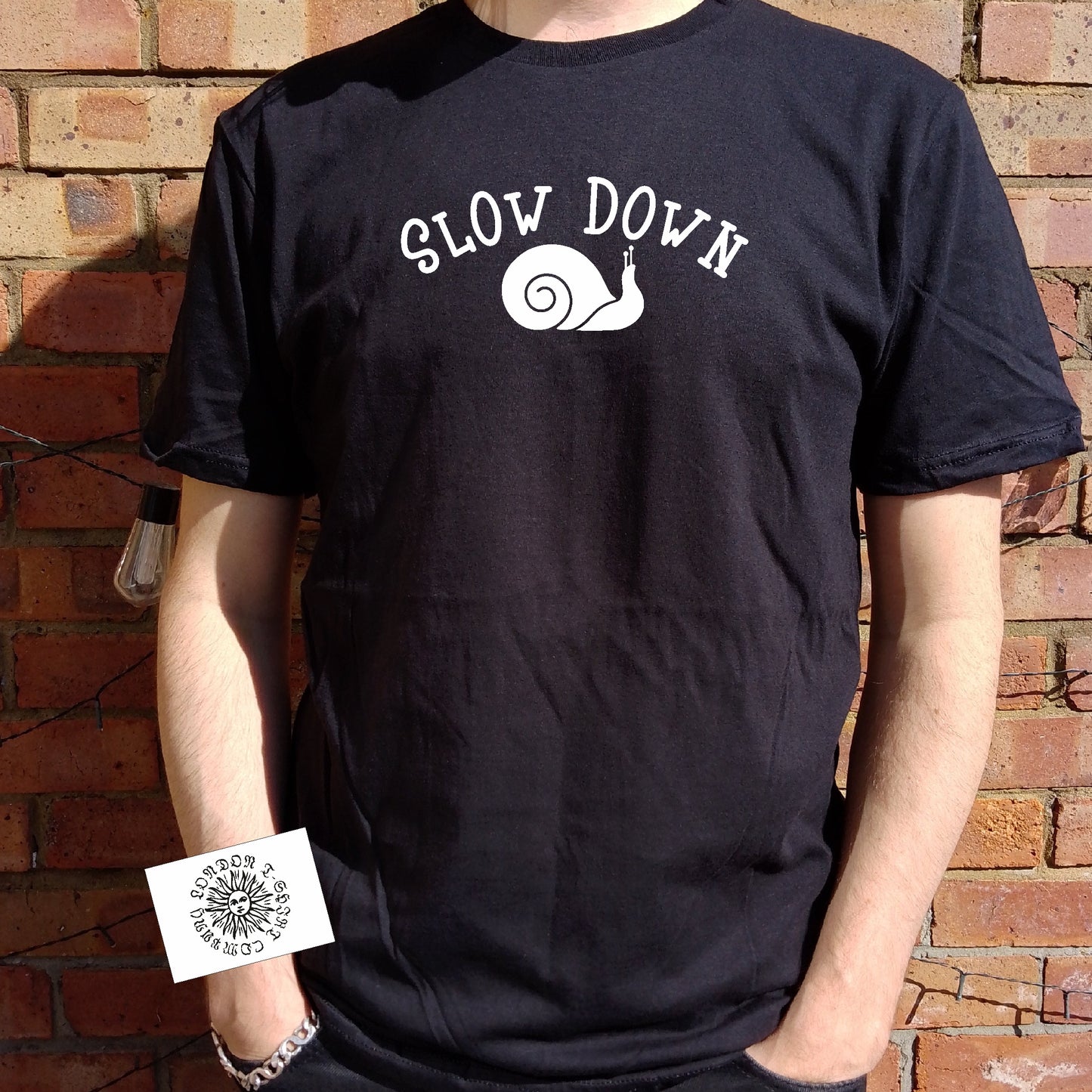 Slow Down T-Shirt - Snail, Fun Wellbeing Top, Various Colours