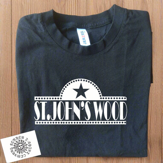 St.John's Wood T-Shirt - Organic Cotton, Alternative Souvenir, London, Various Colours