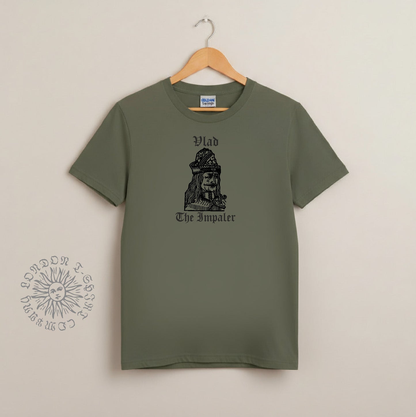 Vlad The Impaler T-Shirt - Dracula, Retro Gothic Horror, Various Colours