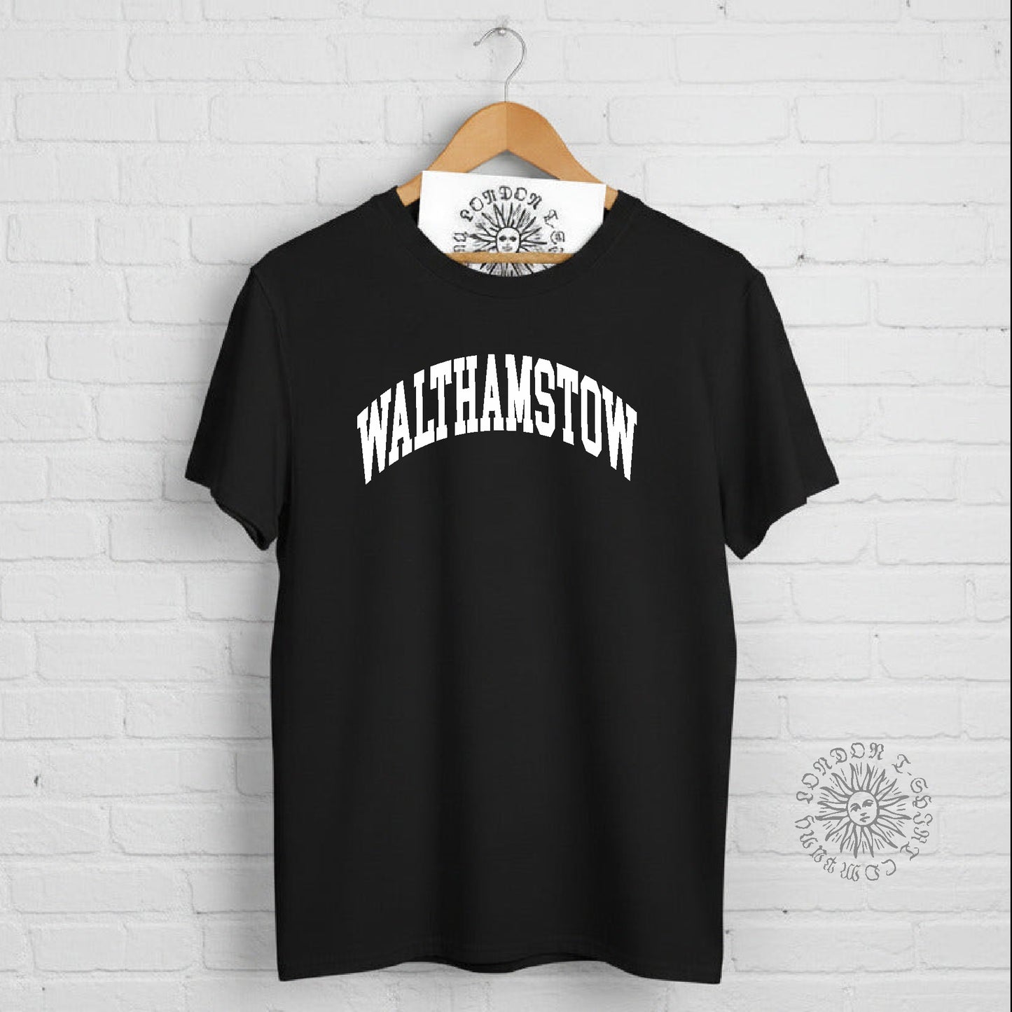 Walthamstow (London) Souvenir T-Shirt - Retro College Style, Various Colours
