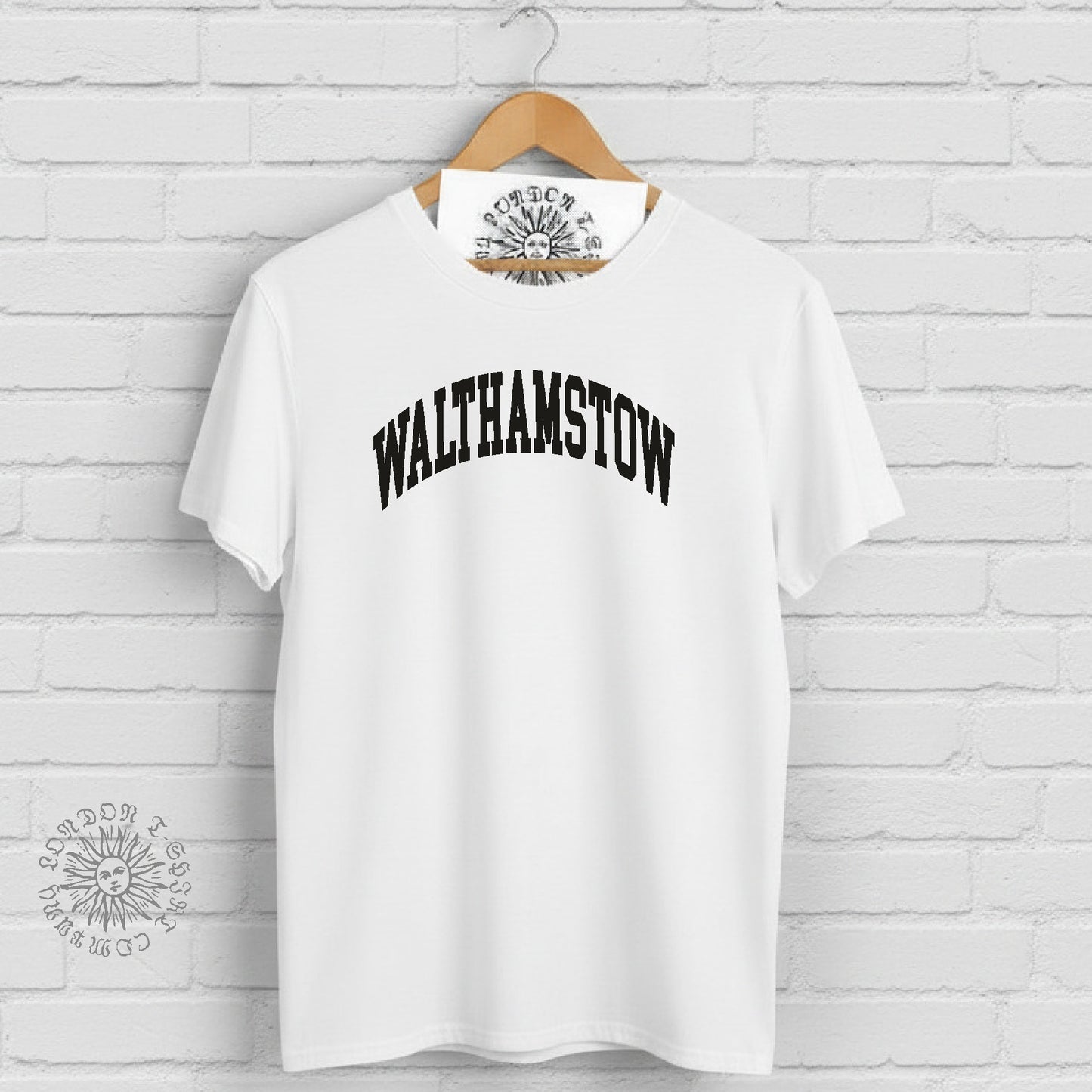 Walthamstow (London) Souvenir T-Shirt - Retro College Style, Various Colours