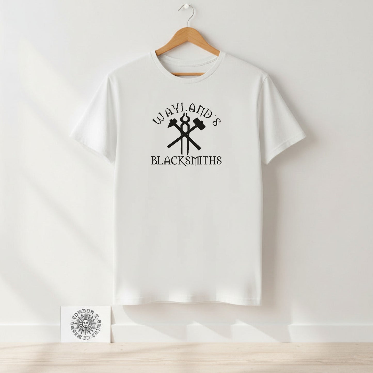 Wayland's Blacksmiths T-Shirt - Saxon God Wayland Smithy, Various Colours