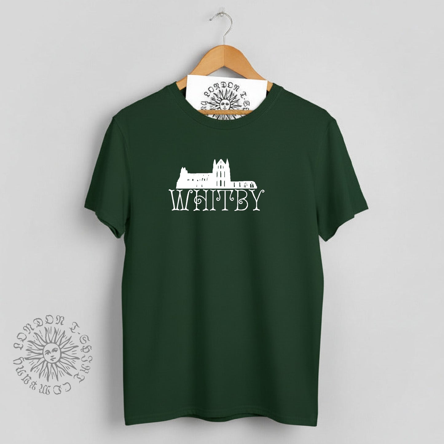 Whitby T-Shirt - Yorkshire Souvenir, Ruins, Gothic, Various Colours