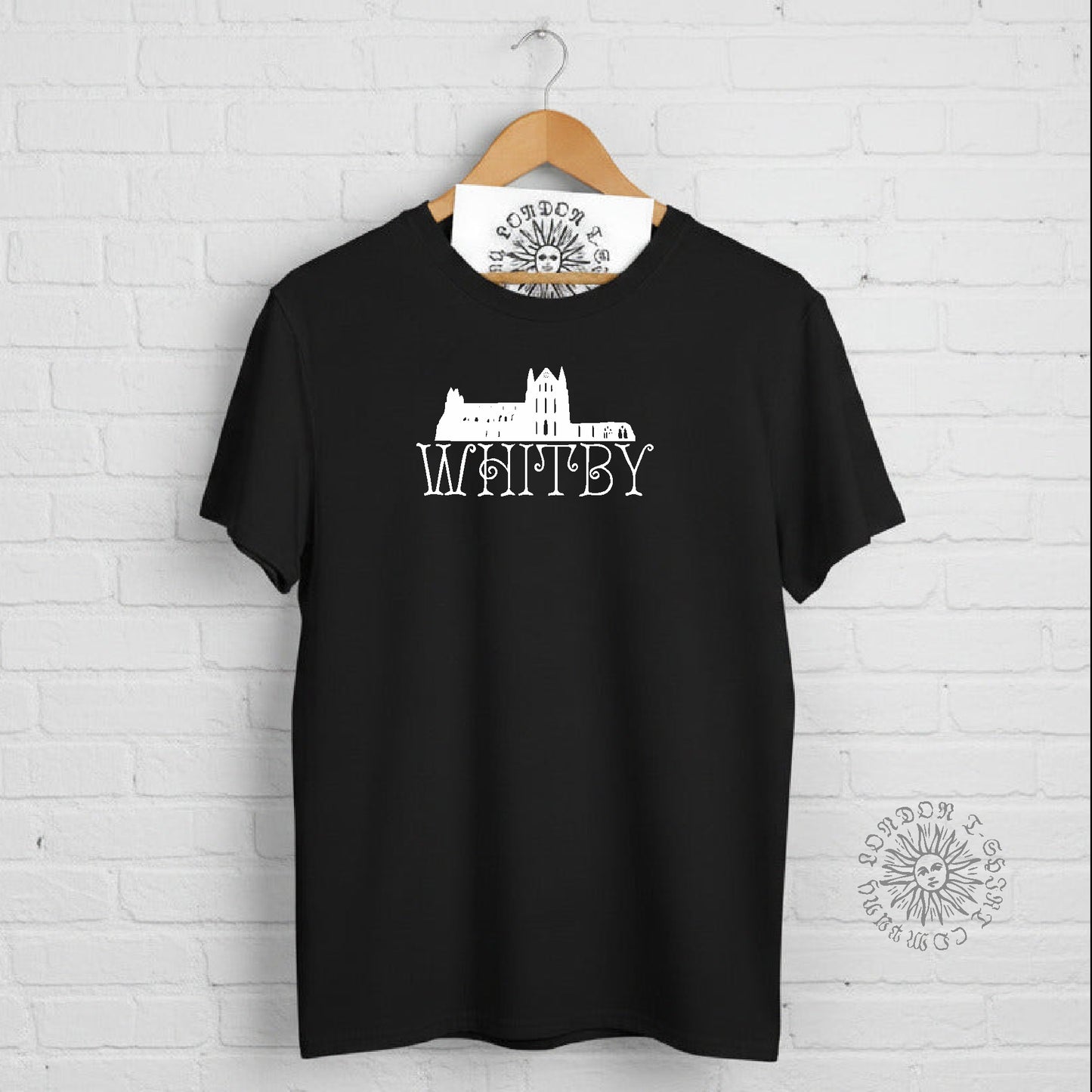 Whitby T-Shirt - Yorkshire Souvenir, Ruins, Gothic, Various Colours