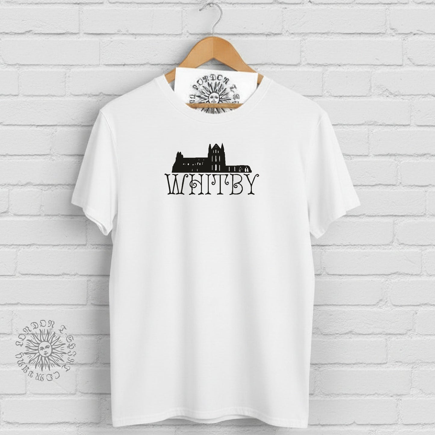 Whitby T-Shirt - Yorkshire Souvenir, Ruins, Gothic, Various Colours
