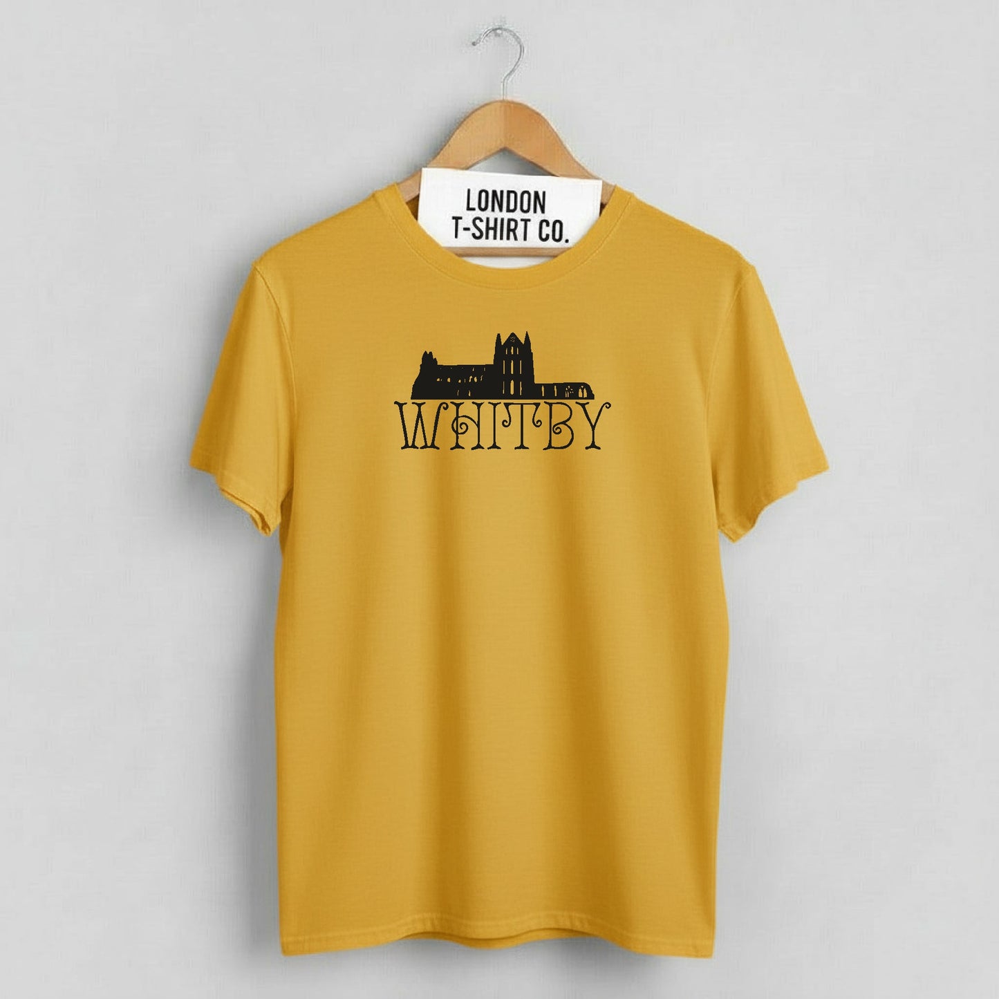 Whitby T-Shirt - Yorkshire Souvenir, Ruins, Gothic, Various Colours