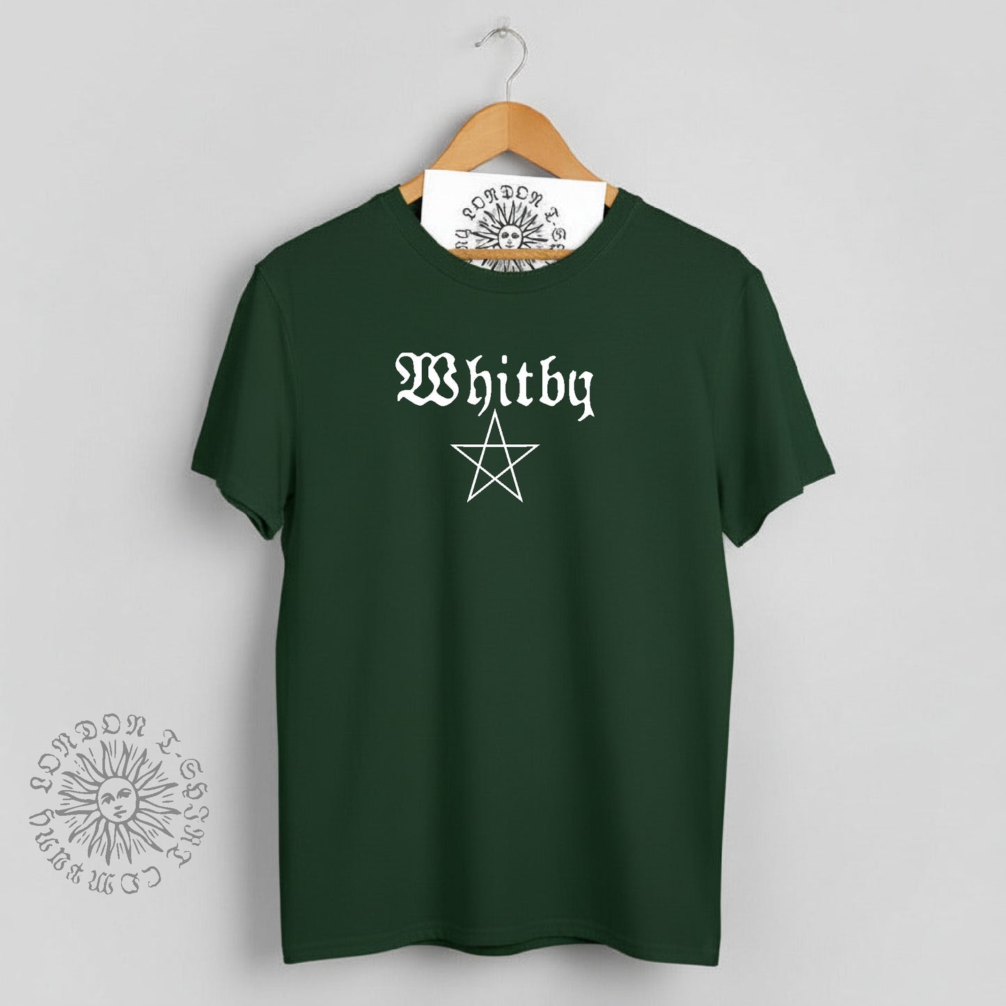 Whitby Unisex T-Shirt - Pentagram, Gothic, Dracula, S-XXL