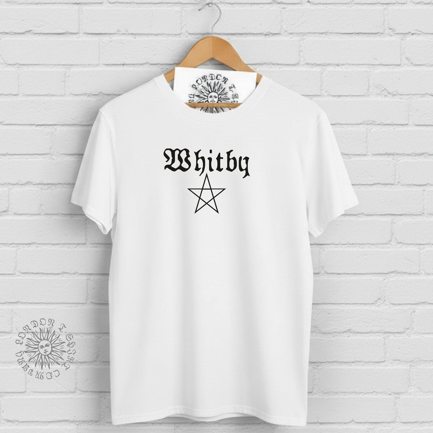 Whitby Unisex T-Shirt - Pentagram, Gothic, Dracula, S-XXL