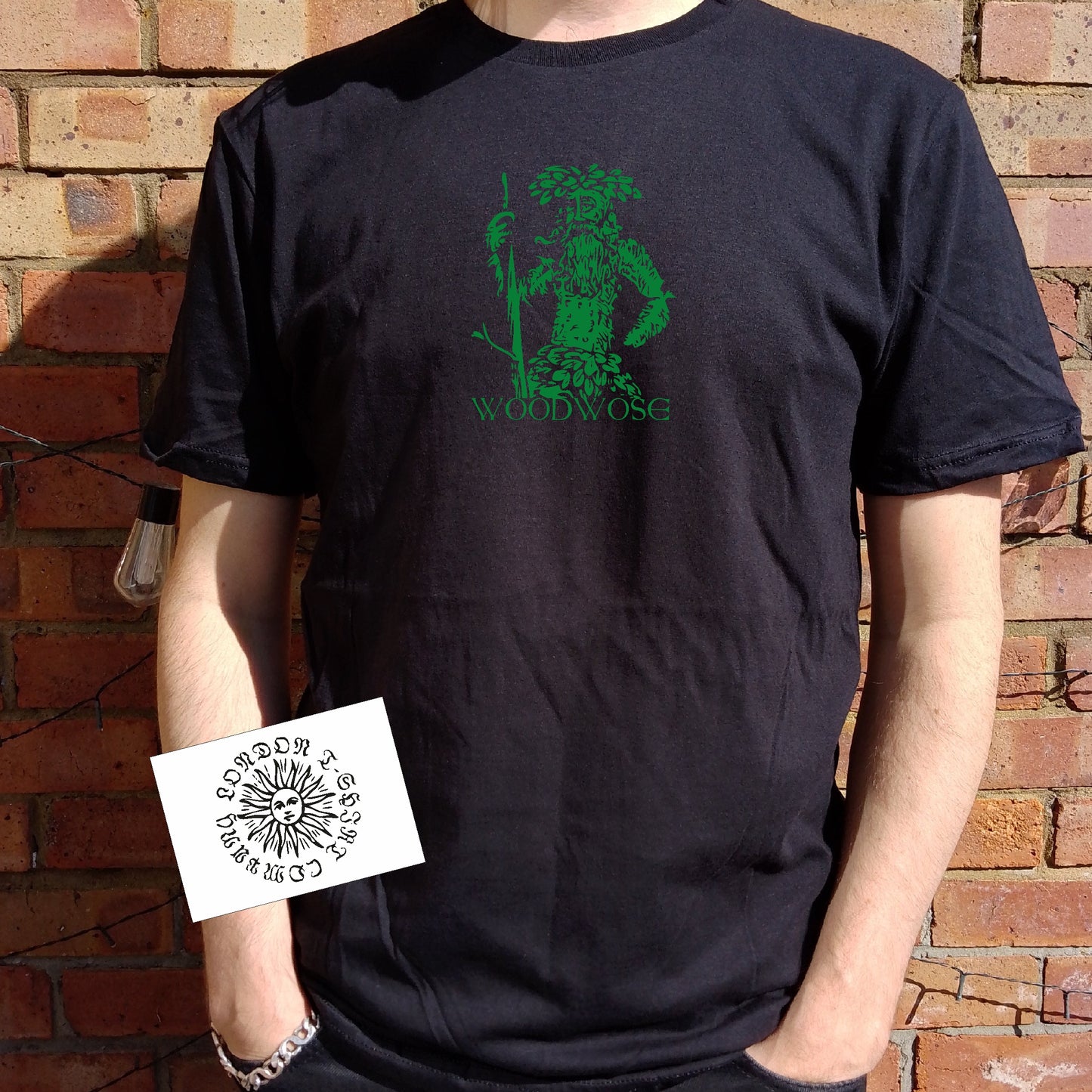 Woodwose T-Shirt - Folklore Souvenir Gift Featuring Wild Man / Green Man, Various Colours