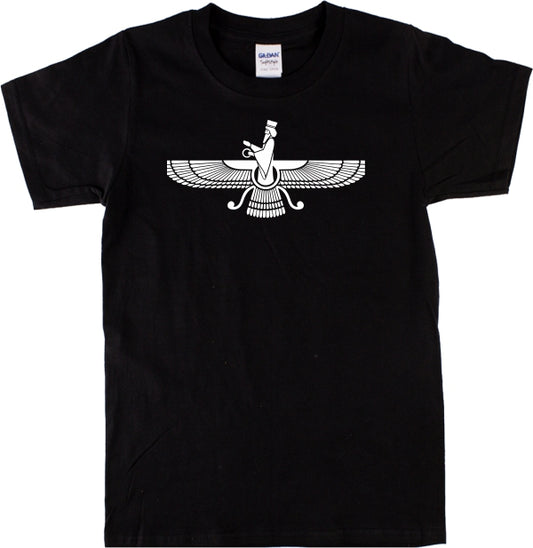 Zoroastrian T-Shirt - The Faravahar Symbol, Religion, Persian, Various Colours